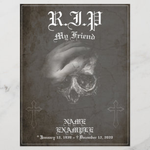 Lámina Descansa en paz mi amigo - vintage