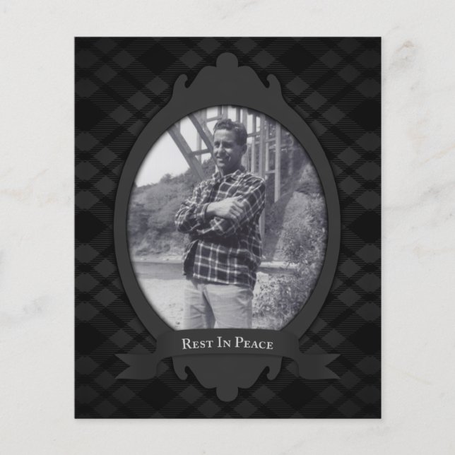 Lámina descanso en el funeral de paz (Anverso)