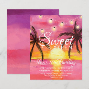 Lámina Descuento Dulce Dieciséis, Invitaciones a Cumpleañ