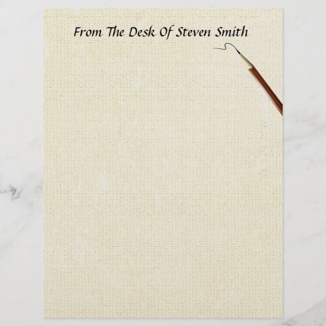 Lámina Desde El Escritorio De... Con Una Estacionalidad D (Anverso)