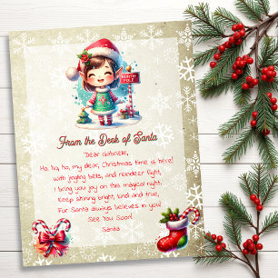 Lámina Desde la mesa de Santa para los niños   Anime Chic