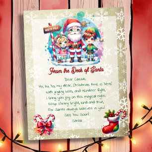 Lámina Desde la mesa de Santa para los niños   Anime Pers