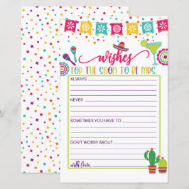 Lámina Deseo que pronto sea la Sra. - Fiesta WH