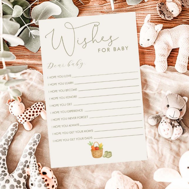 Lámina Deseos de Baby Shower locales para el bebé (Subido por el creador)