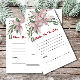 Lámina Deseos de juego de ducha para bebés bebé en flor