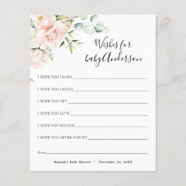 Lámina Deseos de las flores y la vegetación del bebé Rubo