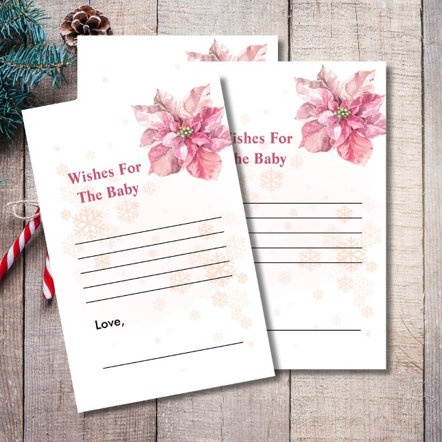 Lámina Deseos de un juego de bebé un poco de poinsettia d (Subido por el creador)