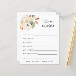 Lámina Deseos otoñales rusos por el bebé