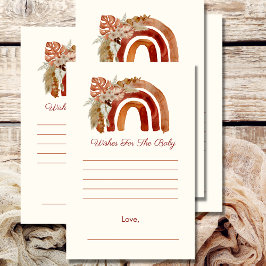 Lámina Deseos Para El Tono De La Tierra Bebé Boho Arcoiri