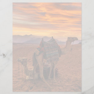 Lámina Desiertos Duna de arena de camello de Egipto
