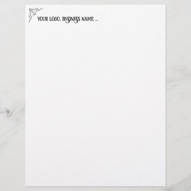 Lámina design your own letterhead template (Anverso)