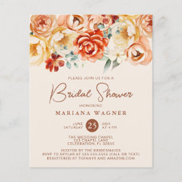 Lámina Deslumbramiento del presupuesto Beige Romántico Fl