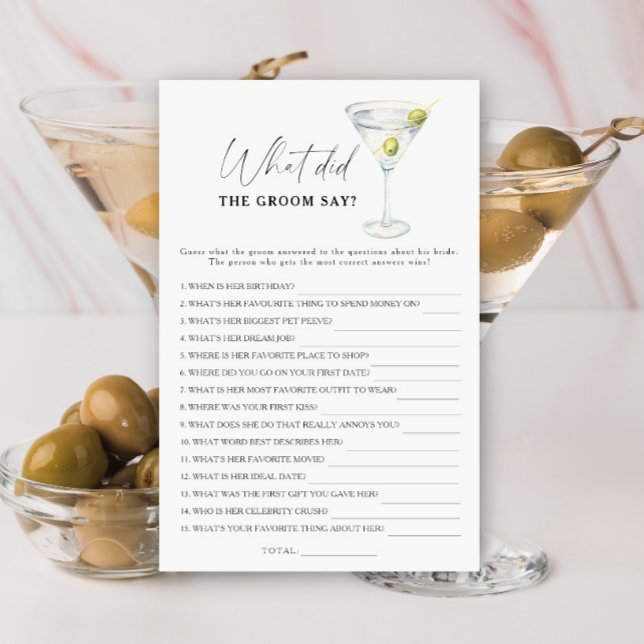 Lámina Despedida de soltera con martini ¿Qué dijo el novi (Subido por el creador)