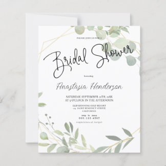 Lámina Despedida de soltera elegante con presupuesto limi