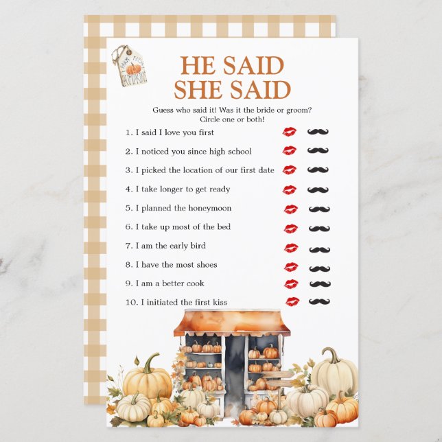 Lámina Despedida de Soltera Ella Está Fuera del Mercado É (Anverso / Reverso)