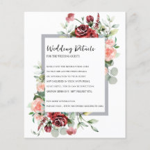 Detalle del Boda floral de color rosa y coral de R