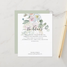 Lámina Detalles de Boda Boho con Florales de Eucalipto Ec