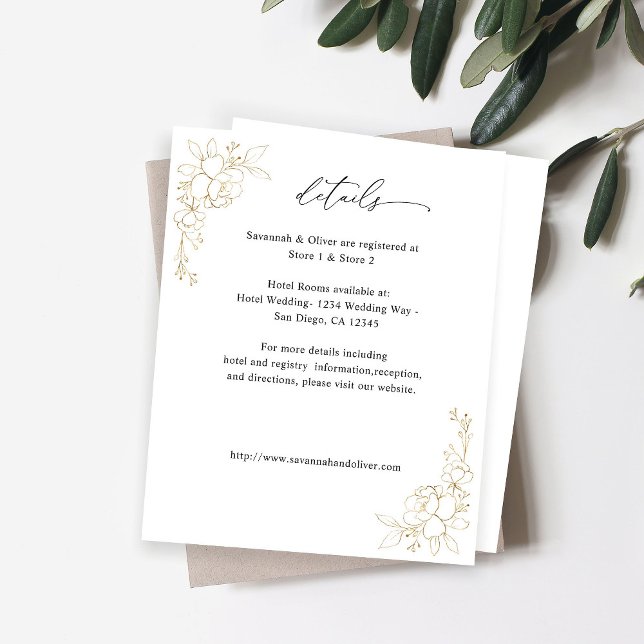 Lámina Detalles de floración en línea de oro de presupues (Subido por el creador)