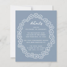 Detalles del Boda de la corona floral azul turques