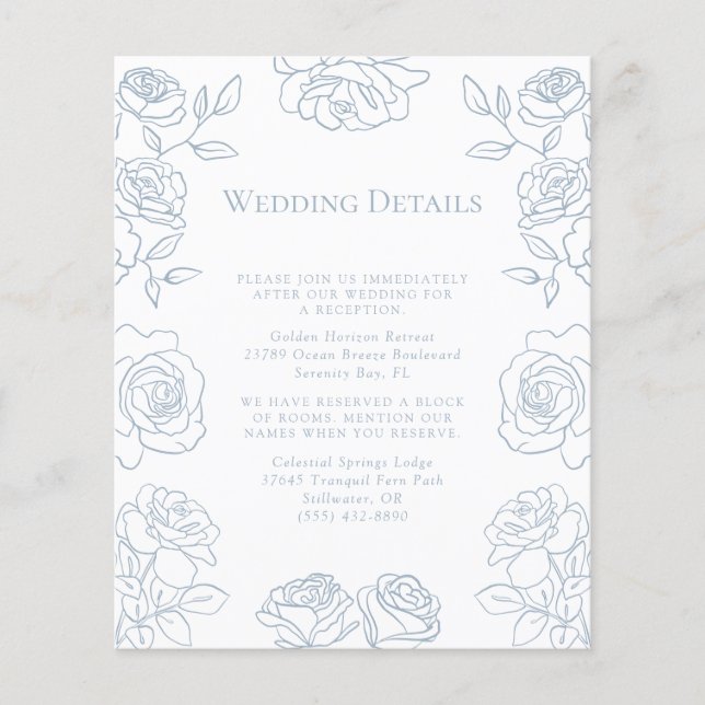 Lámina Detalles del Boda de los Rosas franceses modernos, (Anverso)