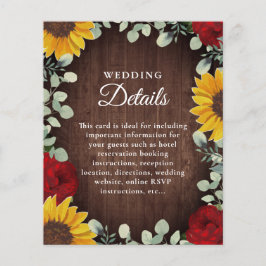 Lámina Detalles del Boda de Madera Rosa Roja de Eucalyptu