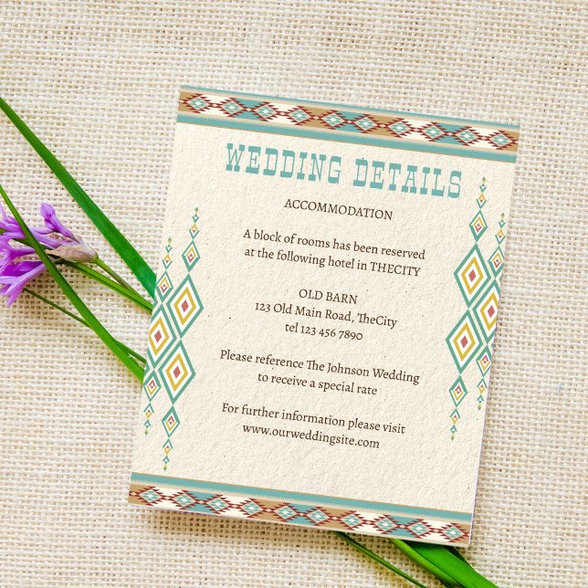 Lámina Detalles del boda tribal boho del sudoeste (Subido por el creador)