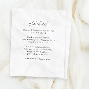 Lámina Detalles del Marble presupuestado