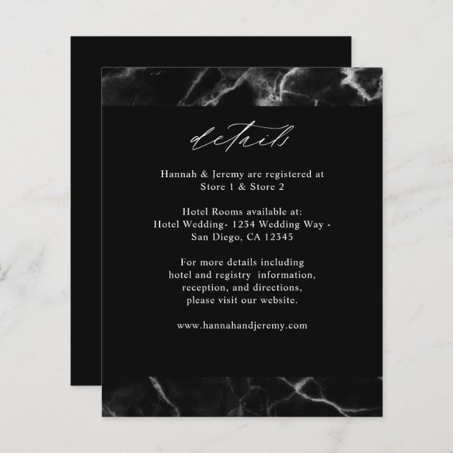 Lámina Detalles del Mármol Negro del presupuesto (Anverso / Reverso)