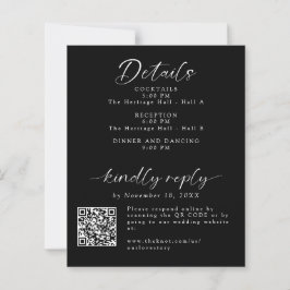 Lámina Detalles y Boda mínimo RSVP