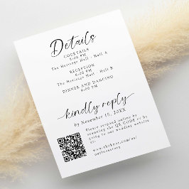 Lámina Detalles y Boda mínimo RSVP