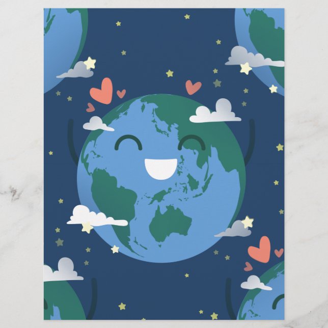 Lámina Día de la Tierra (Anverso)