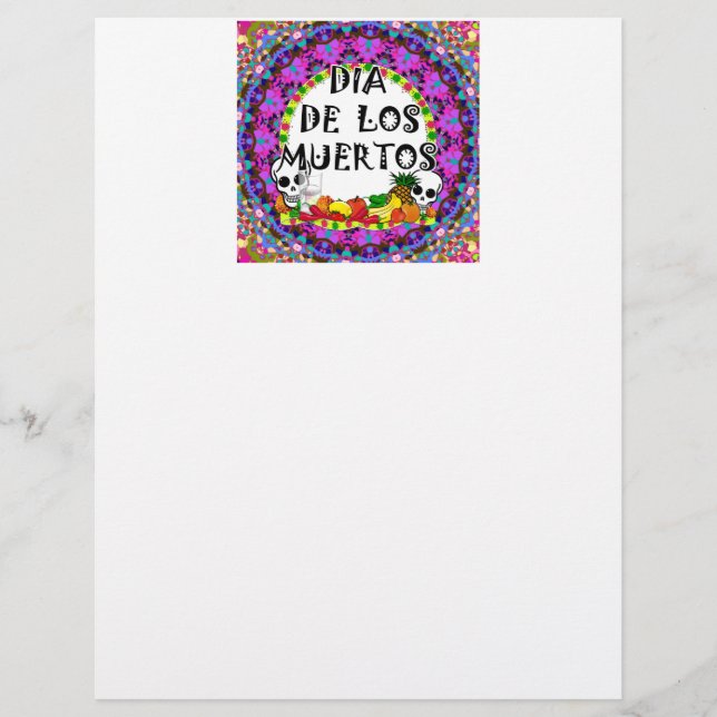 Lámina Dia De Los Muertos (Anverso)