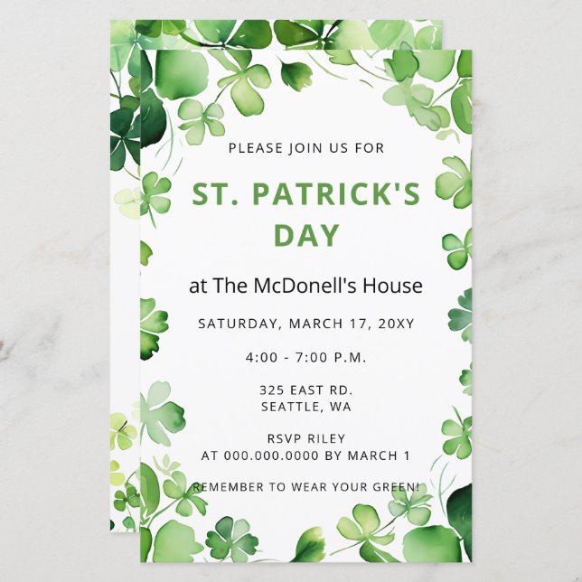 Lámina Día de los Simpatizantes del Champán Verde Presupu (Anverso / Reverso)