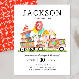 Lámina Día de nacimiento de la granja de niños del Barnya