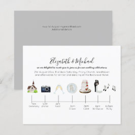 Lámina Día de presupuesto de invitaciones modernas de la