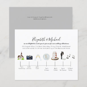 Lámina Día de presupuesto de invitaciones modernas de la 