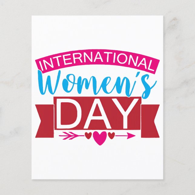 Lámina Día Internacional de la Mujer (Anverso)
