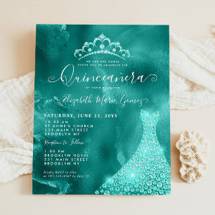 Lámina Diamante verde esmeralda del presupuesto Tiara Qui