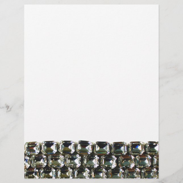 Lámina Diamantes, elegantes piedras preciosas (Anverso)