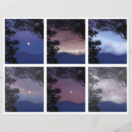 Lámina Diario basura Faerie Skies Moon Trees Fantasía 1-6