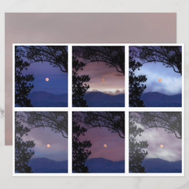 Lámina Diario basura Faerie Skies Moon Trees Fantasía 1-6