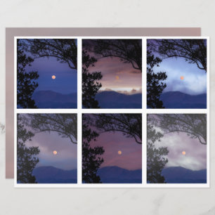 Lámina Diario basura Faerie Skies Moon Trees Fantasía 1-6