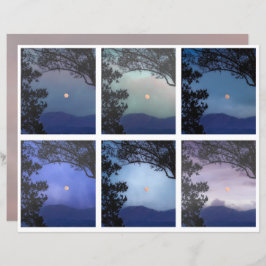 Lámina Diario basura Faerie Skies Moon Trees Fantasy 13-1