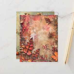 Lámina Diario basura Felicidad de otoño