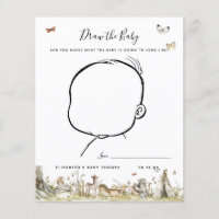 Dibuja al bebé | Juego de baby shower