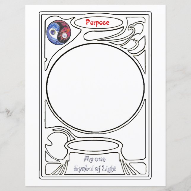 Lámina Dibujo en el símbolo de la finalidad (Anverso)