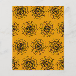 Lámina Dibujo manual patrón abstracto Papel de libro de t