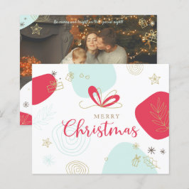 Lámina Dibujos a mano, fotos, moda y Navidades elegantes