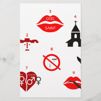 Lámina diez mandamientos modernos