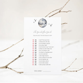 Lámina Dijo: Juego de ducha de novias disco Ball